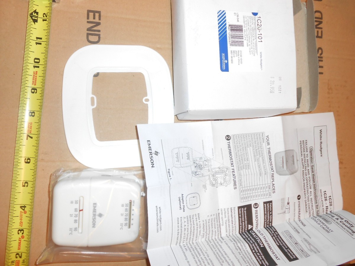 Emerson White-Rodgers 1C20-101 Heat Only Mechanical Thermostat