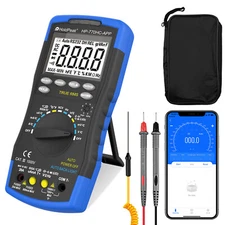 Holdpeak Digital Multimeter AC/DC TRMS NCV Multimeter 750VAC/1000VDC Bluetooth 