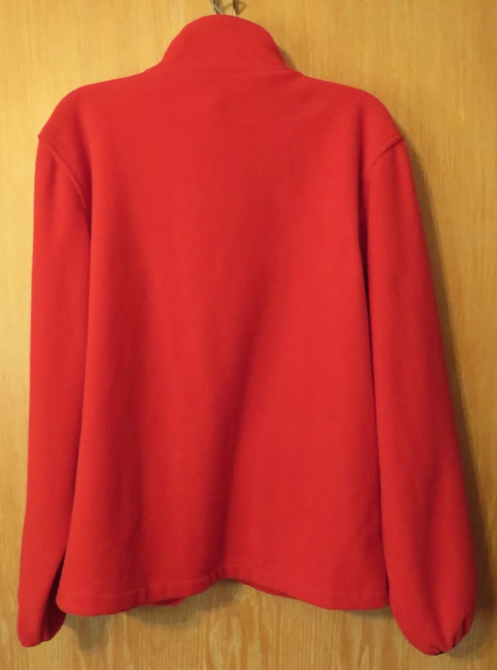 Chaqueta polar WFS Element Gear unisex con cremallera roja talla pequeña con 2 bolsillos con cremallera Foto 3 de 4