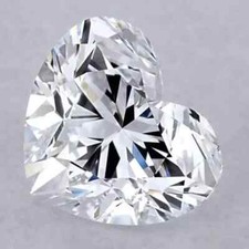 1.57 Cts HEART SHAPE G Color VS1 Clarity IGI CERTIFIED LAB GROWN CVD Diamond