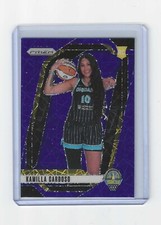 2024 Panini WNBA Prizm Basketball Kamilla Cardoso Blue Velocity Rookie Card 149