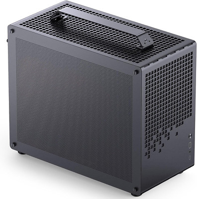 JONSPLUS Z20 Mini Tower PC Case - Mesh Design, Portable & High-Performance Suppo