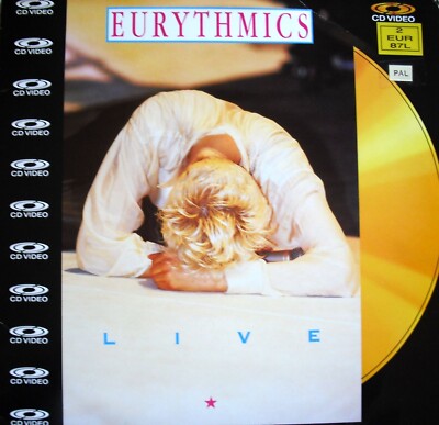 Laserdisc '' EURYTHMICS LIVE '' - PAL - NEU / UNGEÖFFNET