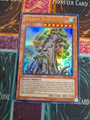 Yu-Gi-Oh! Sylvan Sagequoia PRIO-EN021 Ultra Rare Unlimited Near Mint