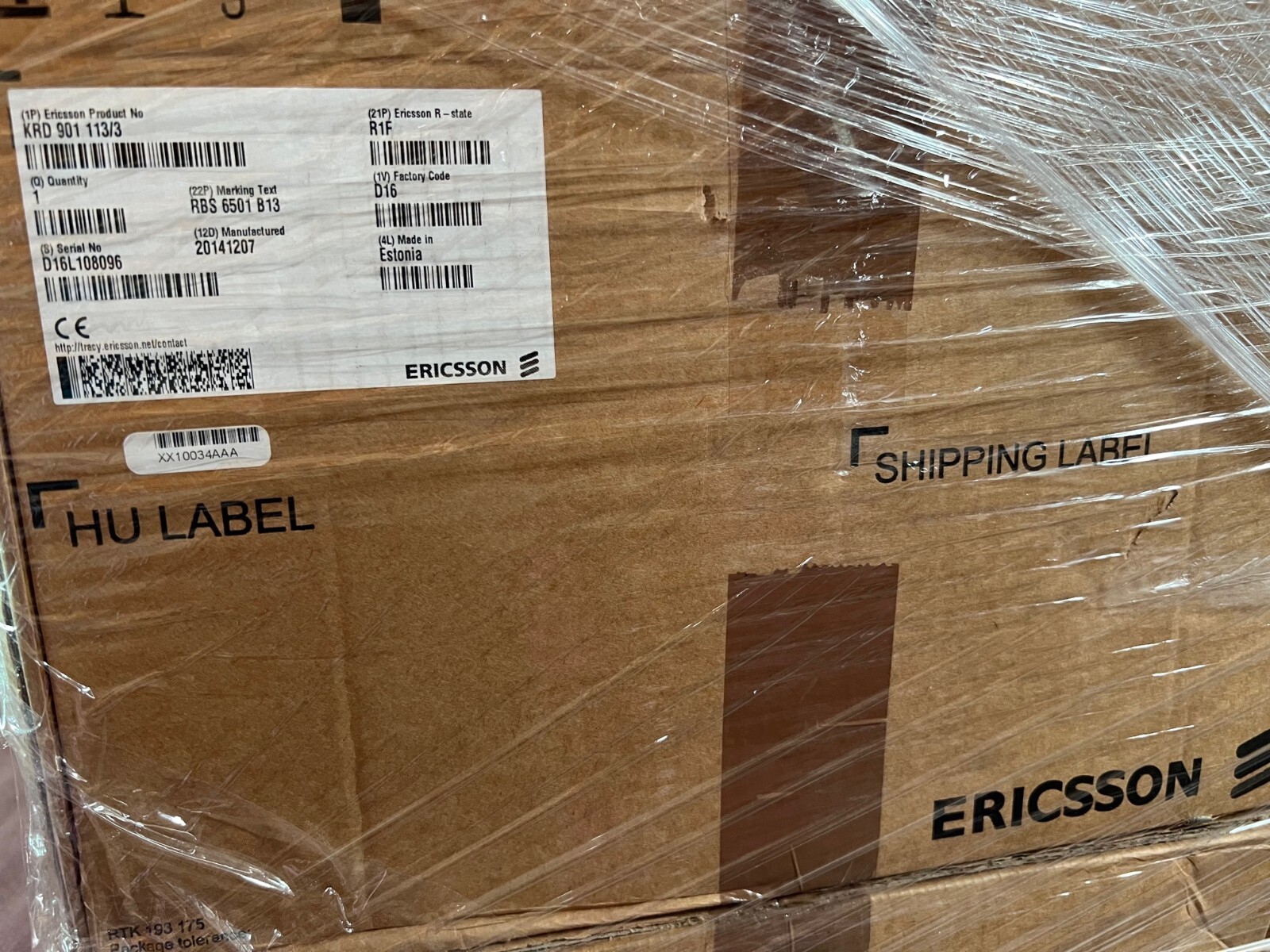 NEW Ericsson KRD 901 113/3 RBS 6501 B13 OUTDOOR MICRO BASE STATION ...