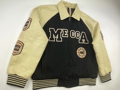 MECCA USA jacket wool vintage 90s old school hip hop 1990s