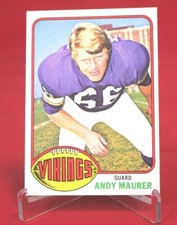 Andy Maurer TOPPS Football Card 1976 #309 NFL EX-NM