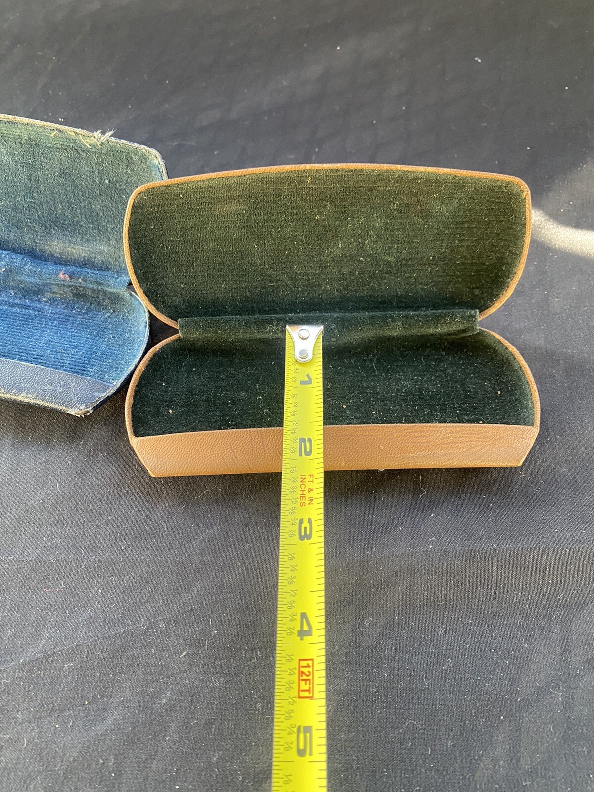 2 VINTAGE Optometrist Clamshell Eye Glass CASES | eBay