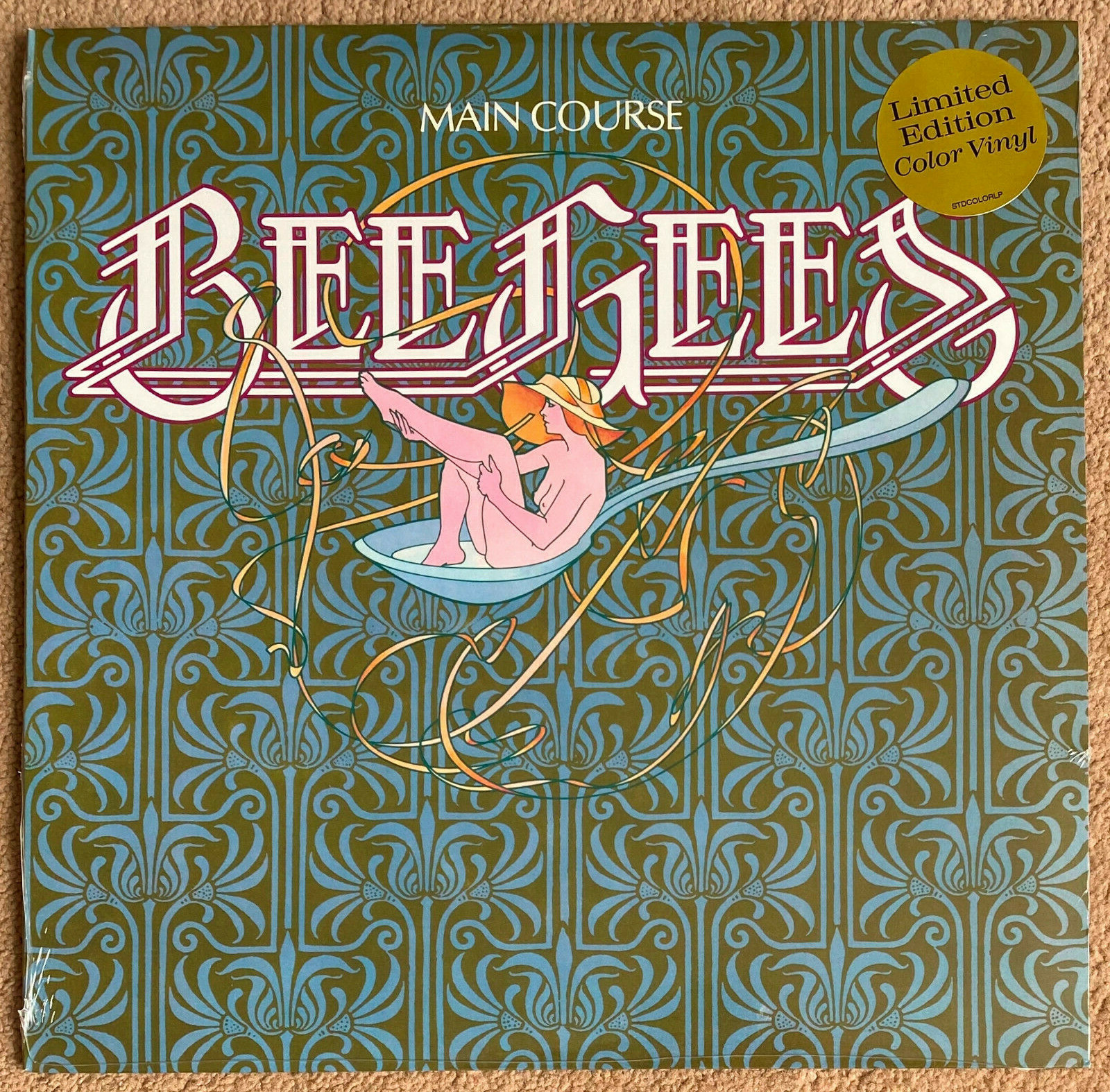 BEE GEES * MAIN COURSE * LIMITED EDITION WHITE VINYL * BN&M! * JIVE TALKIN'