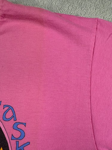 Vintage Alaska Tee Shirt Large Women’s Pink Made In USA Single Stitch - Picture 4 of 8