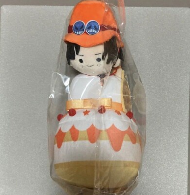 ONE PIECE Portgas D Ace Mugiwara Store Birthday Cake Plush Doll Japan Import New