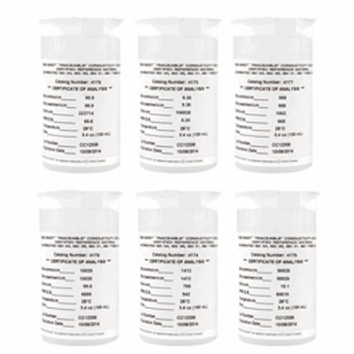 Fisher Brand 10uMHOS Conductivity Standard - Pack Of 6 + 1 Bonus - New In Box!!!