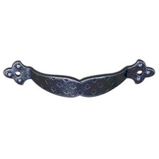 Maniglietta In Ferro Battuto Mobili Antichi Restauro 20x110 mm