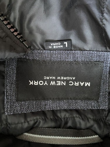 Marc New York Men's Mullins Melange Tech Shell Mid Length Jacket With Bib Size L - Picture 9 of 9