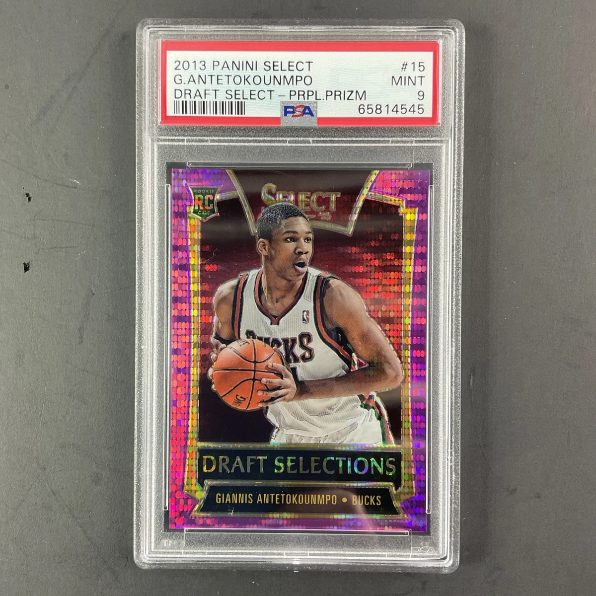 Giannis Antetokounmpo Basketball Grade 9 Rookie Sports Trading