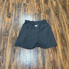 Nike Swim Mens Board Shorts Charcoal Gray Elastic Waist Trunks Size M Medium