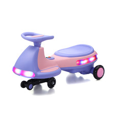 Kids Electric Ride On Car 12V Electric Wiggle Car,LED Lights ,Music, for Ages 3 