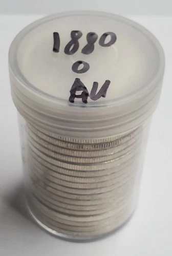 Roll 20 1880-O $1 Morgan Silver Dollars Almost Uncirculated Coins