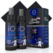 Eyeglass Lens Cleaner 3.38oz 3.38oz 2cloths Kit for Glasses, Screens,...