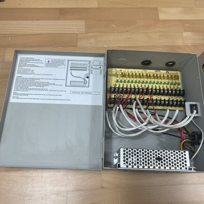 W Box Tech 0E-1210AD18 18 Channel 10 AMP CCTV Power Supply Untested