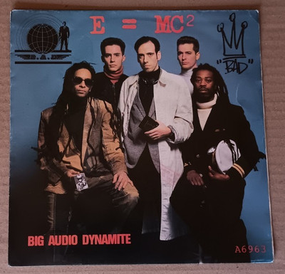 Vinyl 45 Umdrehungen BIG AUDIO DYNAMITE (Mick Jones) - E= MC2 Vg+/Vg+ 1986