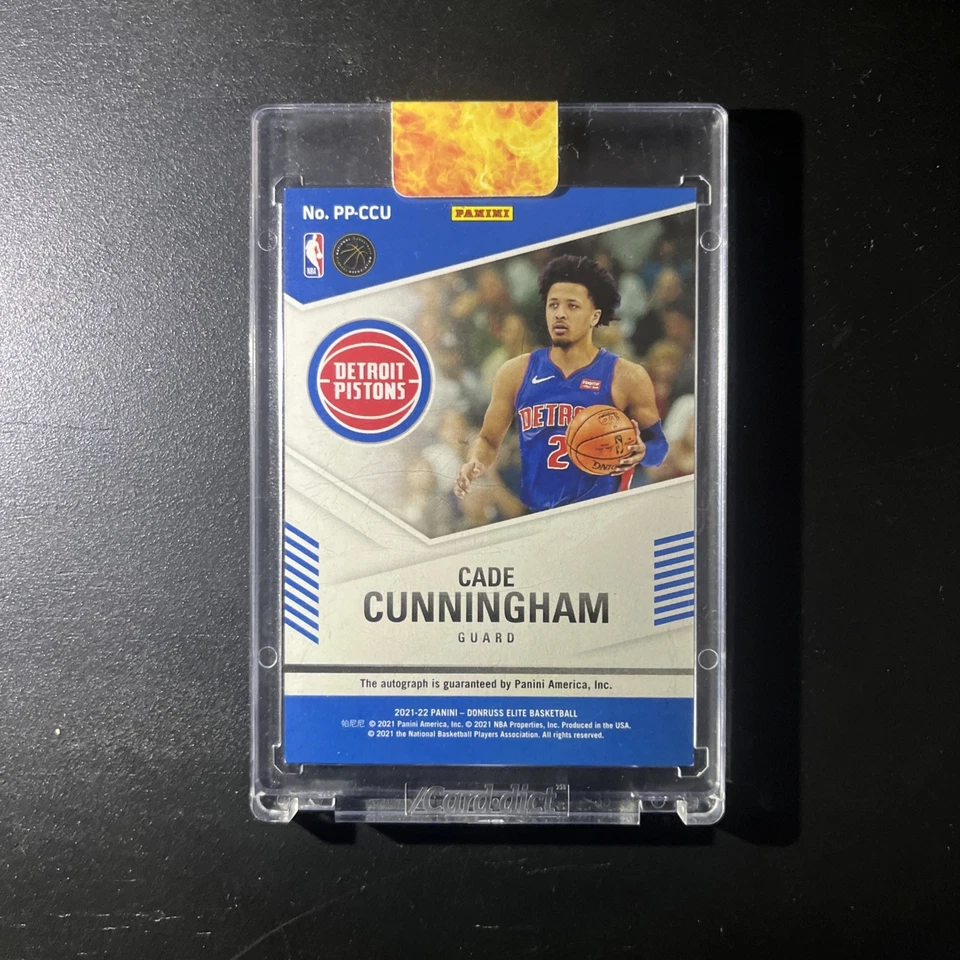 Cade Cunningham Rookie Auto /49 Elite Pen Pals Red #PP-CCU - Image 2 of 2