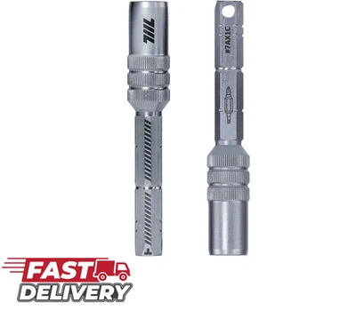 711L 1/4" Magnetic Bit Extension T Handle 15mm Deep Socket 2 Pack - image 1 of 4