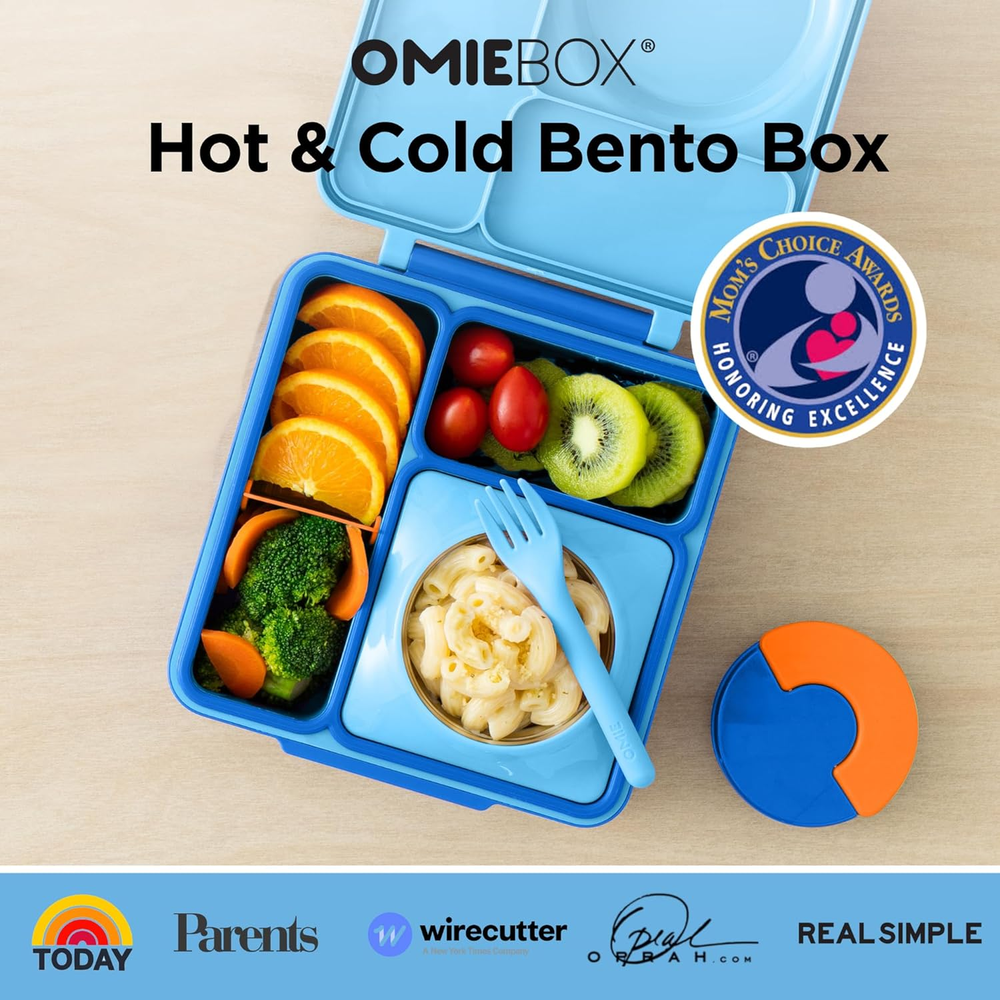 Box Bento Box for Kids - Insulated Bento Lunch Box with Leak Proof Vacuum Insula