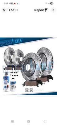  Rear Rotors Brakes Pads Kit for 2010 - 2015 Toyota Prius Lexus CT200h