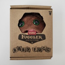 Zuru Fuggler Baby Fugg Funny Ugly Monster Plush Brown Green Eyes New in Box 157