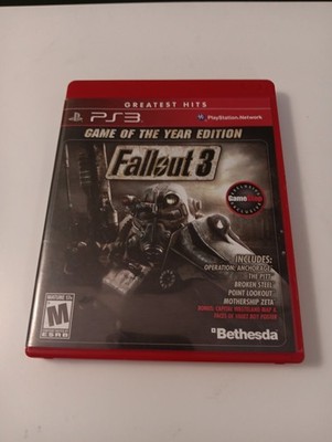 Fallout 3 Game of the Year Edition GOTY PS3 (Sony PlayStation 3, 2009) Complete