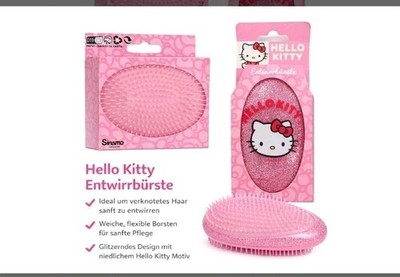 Hello Kitty Entwirrbürste   Sanfte Haarpflege mit Glitzer und Kult-Charme