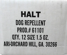 Halt Dog Repellent Spray 1.5 oz Effective Safe Capsaicin Defense for Dogs QTY-12