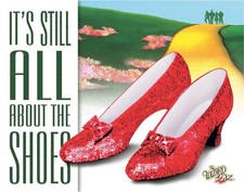 Wizard of OZ About the Shoes Tin Sign wall decor 12.5" x 16" Made in USA