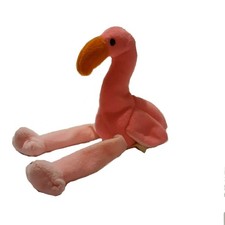 TY Original Beanie Baby - 1995 Pinky Flamingo