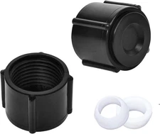 2 Pcs Low Point Drain Seals and Caps for RV Camper Travel Trailer- 1/2 Inch Hot 