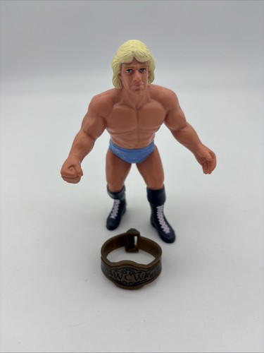 1990 WCW Galoob Wrestling Figure Ric Flair with Or...