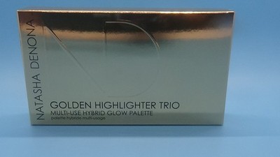 Natasha Denona Golden Highlighter Trio Multi-Use Hybrid Glow Palette, New