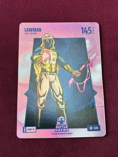 Bo Jackson Battle Arena `Lawman` Bubble Gum Trevor Lawrence BGBF-53