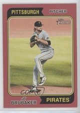 2023 Topps Heritage Red Border JT Brubaker #454 12v1