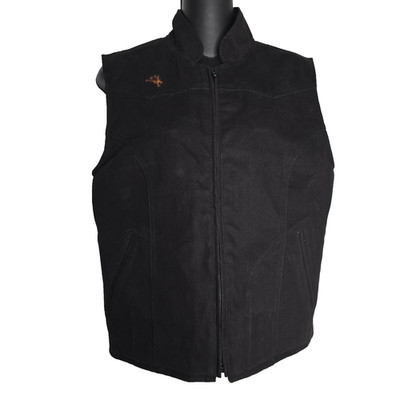 Wyoming Trader Women's Medium Calamity Zip Concealed Carry Western Cowgirl Vest