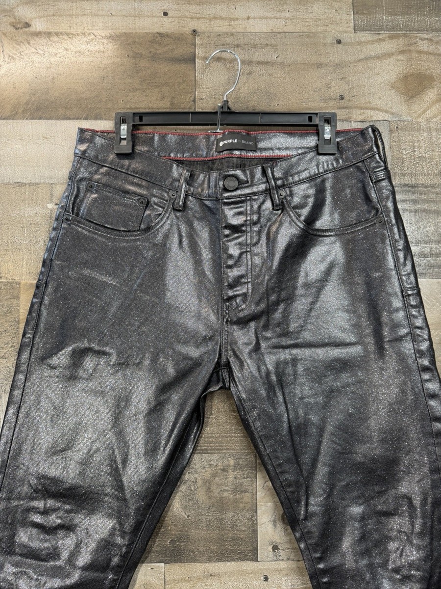 Purple Brand Jeans “Galaxy Jean” Shiny Black (P001-BKGJ322) Men's