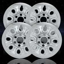 4-pack Of 17 Chrome Wheel Skins For 2005-2013 Silverado 1500 Wt1wt - Arfh047