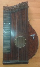 32-String Concert Zither + Tuning Key - 4 Missing Strings