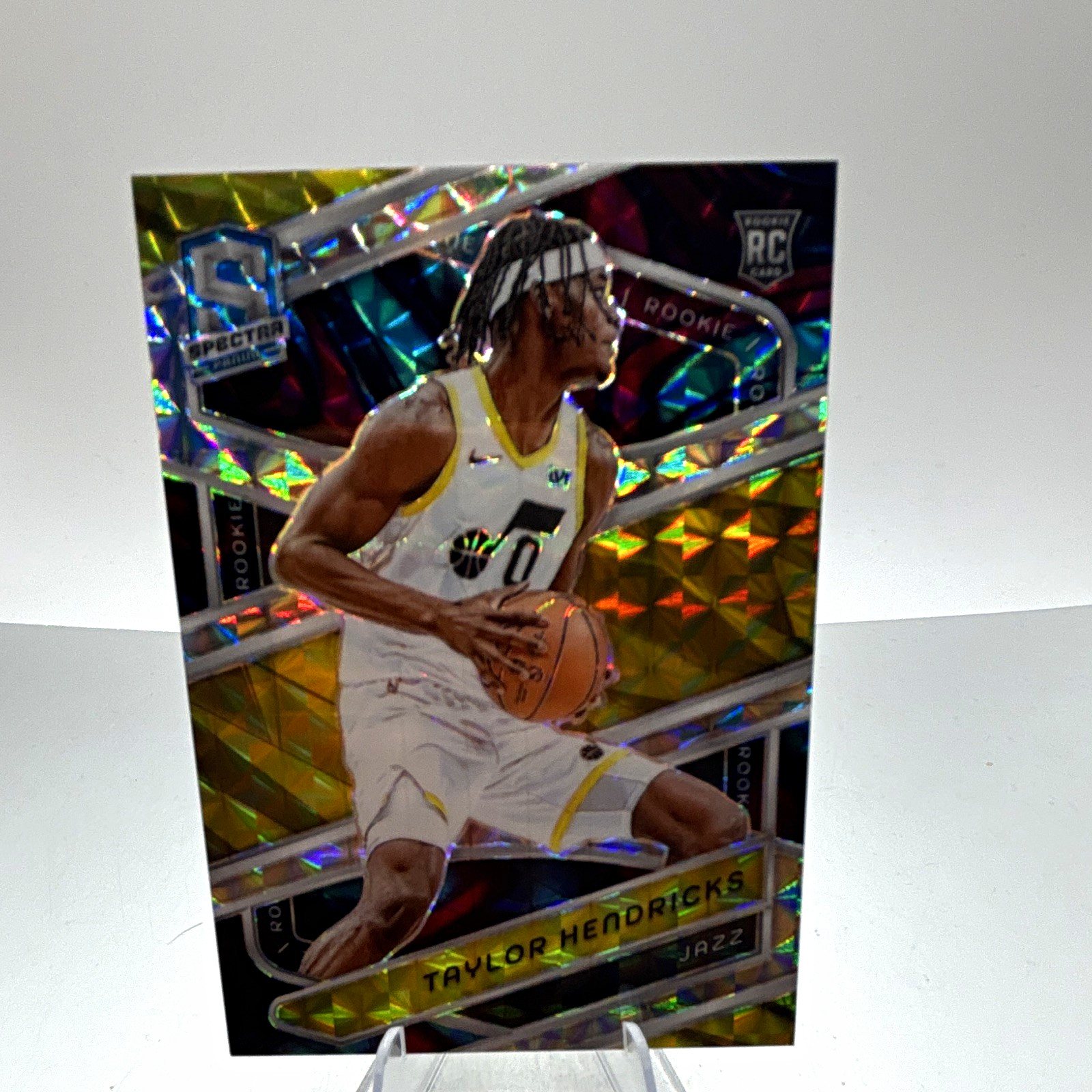 Panini 2023-24 Spectra Taylor Hendricks Jazz Prizm RC #174 35/99