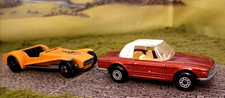 Matchbox Mercedes 350 SL (1973) & Lotus Super 7 (1971)