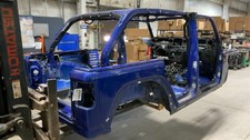 Jeep Jl Wrangler Unlimited 4 Door Tub Rear Clip Pbm Ocean Blue 2018-2025 107303 Jeep Jl Wrangler Unlimited 4 Door Tub Rear Clip Pbm Ocean Blue 2018-2025 107303