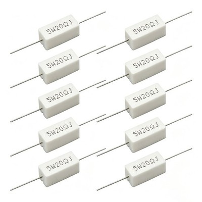 5 Watt Keramik Widerstand 0.01 - 1M Ohm Drahtwiderstand +/- 5% Zementwiderstand