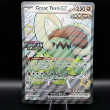 Pokemon OVERSIZE JUMBO CARD | Great Tusk ex | SVP 072 Black Star Promo Paldean