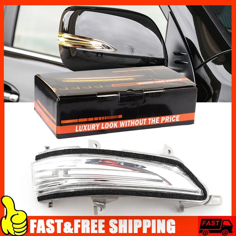 Right Passenger Side Front Turn Signal Mirror Light For Lexus GX460 & LX570 – LED, Clear Lens, CLH94105480